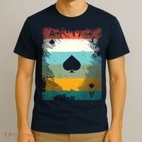 Vintage Poker Ace Of Spades Retro Cards T-Shirt thumb 3