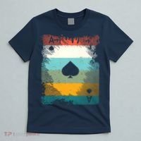 Vintage Poker Ace Of Spades Retro Cards T-Shirt thumb 5