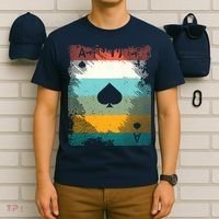Vintage Poker Ace Of Spades Retro Cards T-Shirt thumb 6