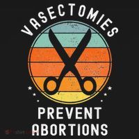 Vasectomies Prevent Abortions Retro Pro Choice Funny Novelty Women's Hoodie thumb 2