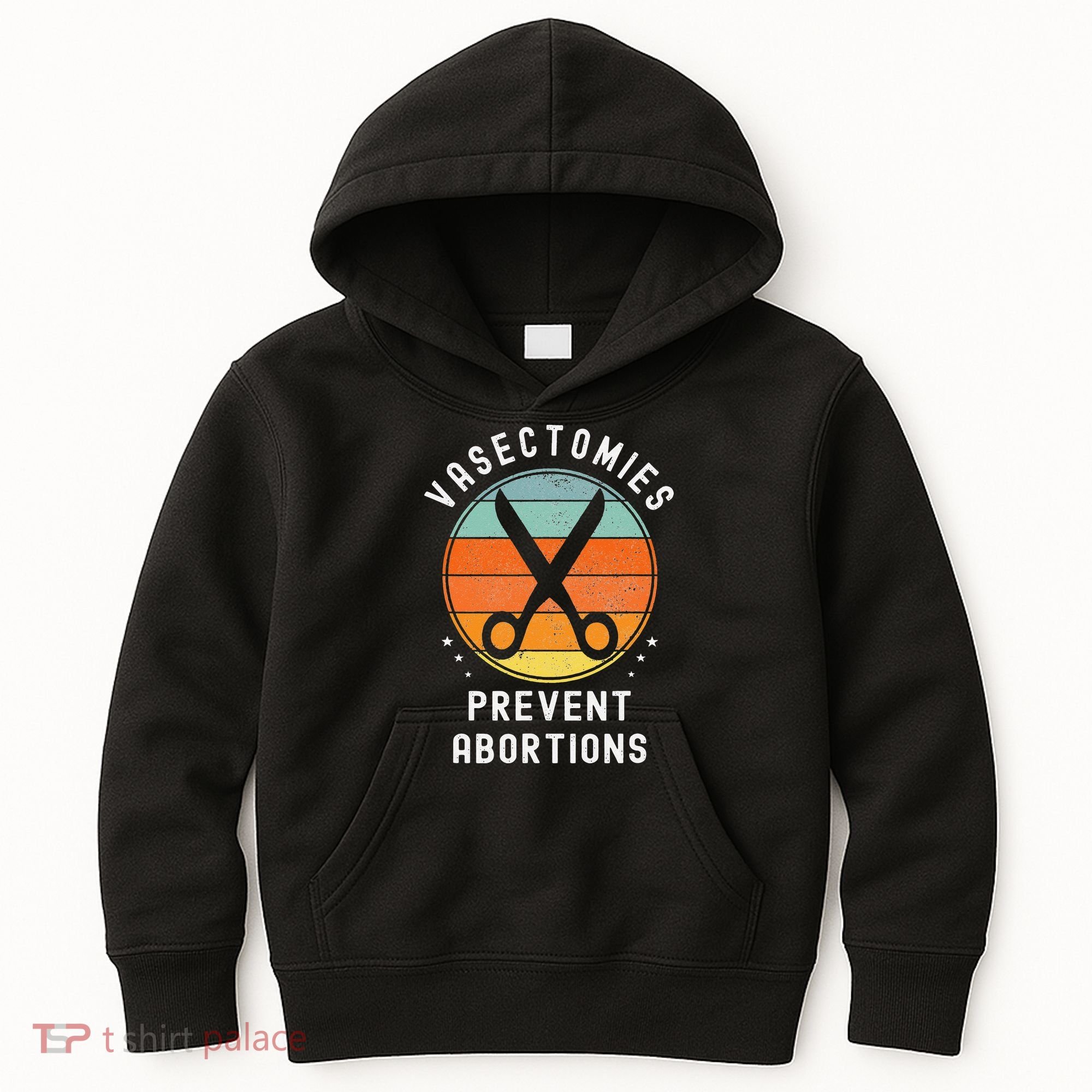 Vasectomies Prevent Abortions Retro Pro Choice Funny Novelty Kids Hoodie