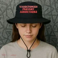 Vasectomies Prevent Abortions Bucket Hat thumb 3
