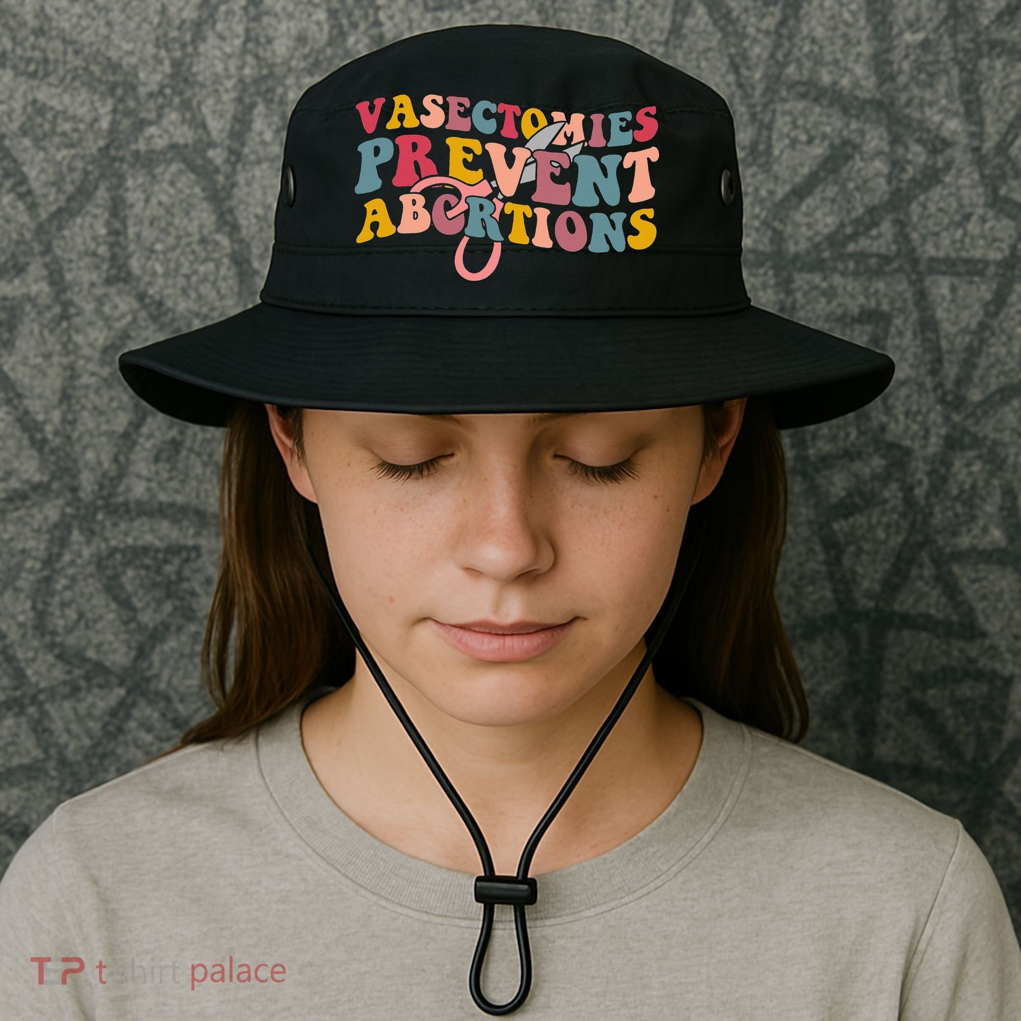 Vasectomies Prevent Abortions 's Pro Choice Feminist Bucket Hat