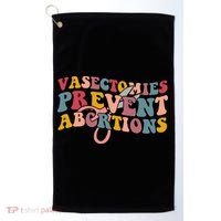 Vasectomies Prevent Abortions 's Pro Choice Feminist Golf Towel thumb 0