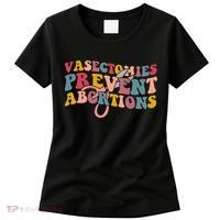 Vasectomies Prevent Abortions 's Pro Choice Feminist Women's T-Shirt thumb 0