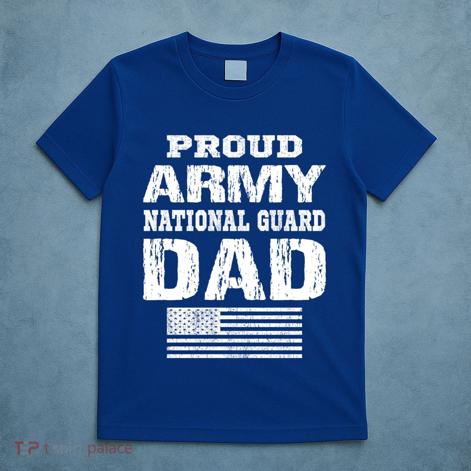 Vintage Proud Army National Guard Dad U S Military Gift T-Shirt