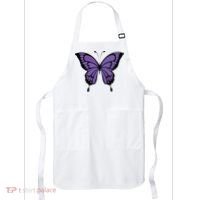 Vibrant Purple Butterfly Apron thumb 0