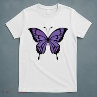 Vibrant Purple Butterfly T-Shirt thumb 5