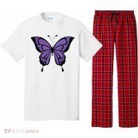 Vibrant Purple Butterfly Pajama Set thumb 0