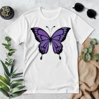 Vibrant Purple Butterfly Premium T-Shirt thumb 2