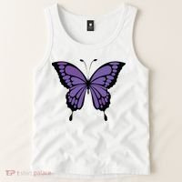 Vibrant Purple Butterfly Tank Top thumb 2