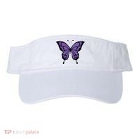 Vibrant Purple Butterfly Visor thumb 0