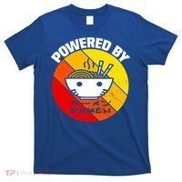 Vintage Powered By Ramen Gift Ramen Noodle Soup Gift T-Shirt thumb 0