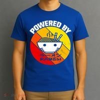 Vintage Powered By Ramen Gift Ramen Noodle Soup Gift T-Shirt thumb 3