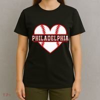 Vintage Philadelphia Baseball Skyline T-Shirt thumb 4