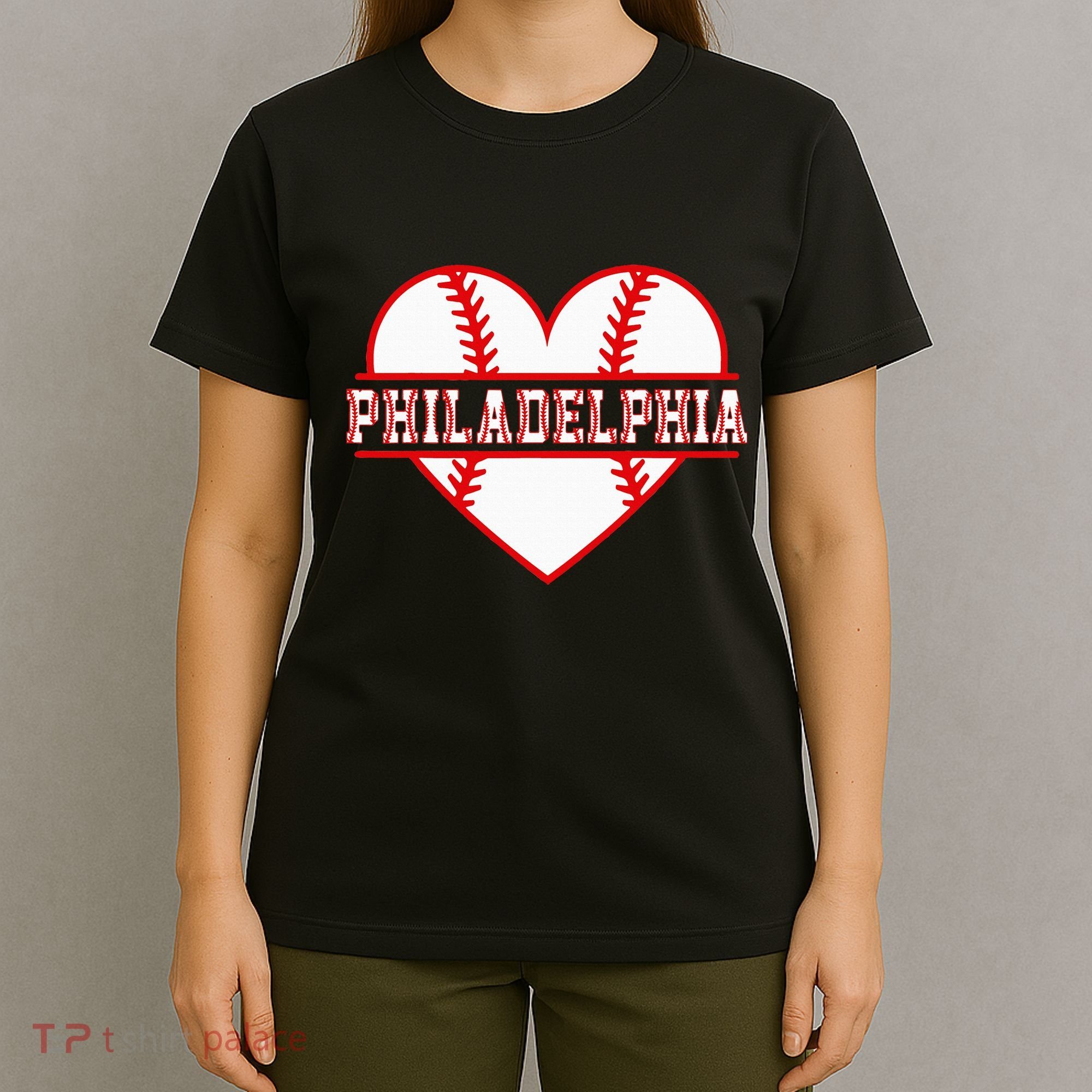 Vintage Philadelphia Baseball Skyline T-Shirt