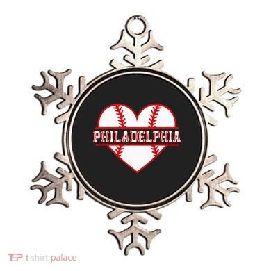 Vintage Philadelphia Baseball Skyline Ornament