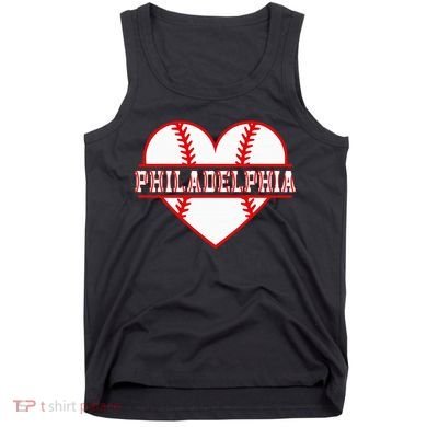 Vintage Philadelphia Baseball Skyline Tank Top