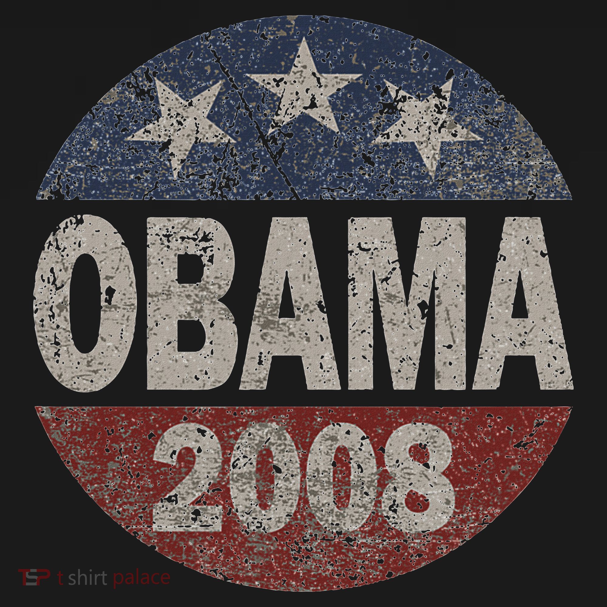 Vintage President Barack Obama 2008 Campaign T-Shirt