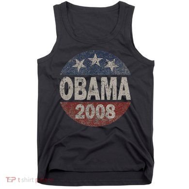 Vintage President Barack Obama 2008 Campaign Tank Top