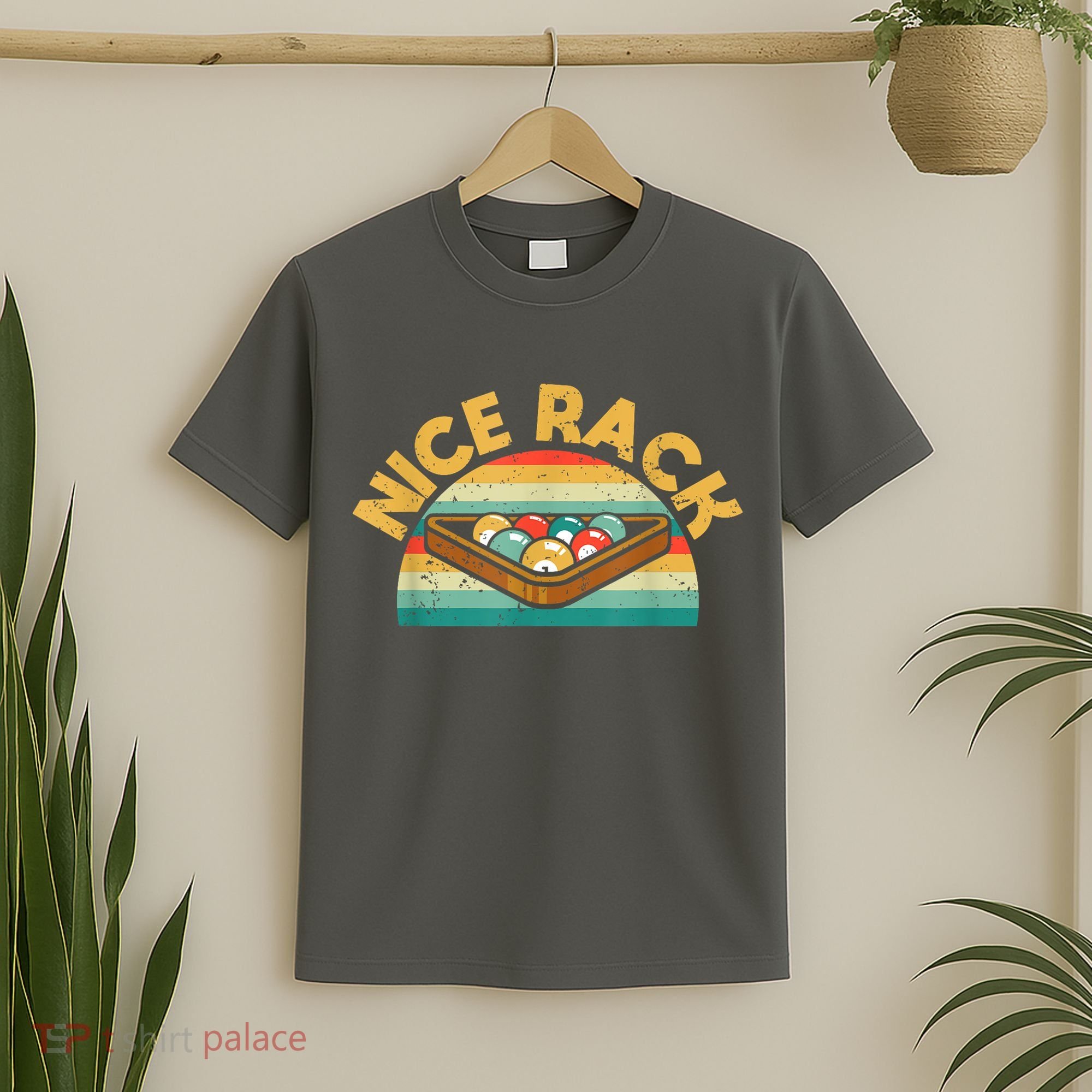 Vintage Pool Balls Billiard Nice Rack Funny Billiards Player Gift T-Shirt