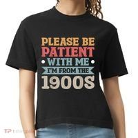 Vinatge Please Be Patient With Me Im From The 1900s Gift Comfort Colors Boxy T-Shirt thumb 0