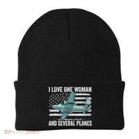 Veteran Pilot B17 Heavy Bomber WW2 Plane Aircraft USA Flag Beanie thumb 0