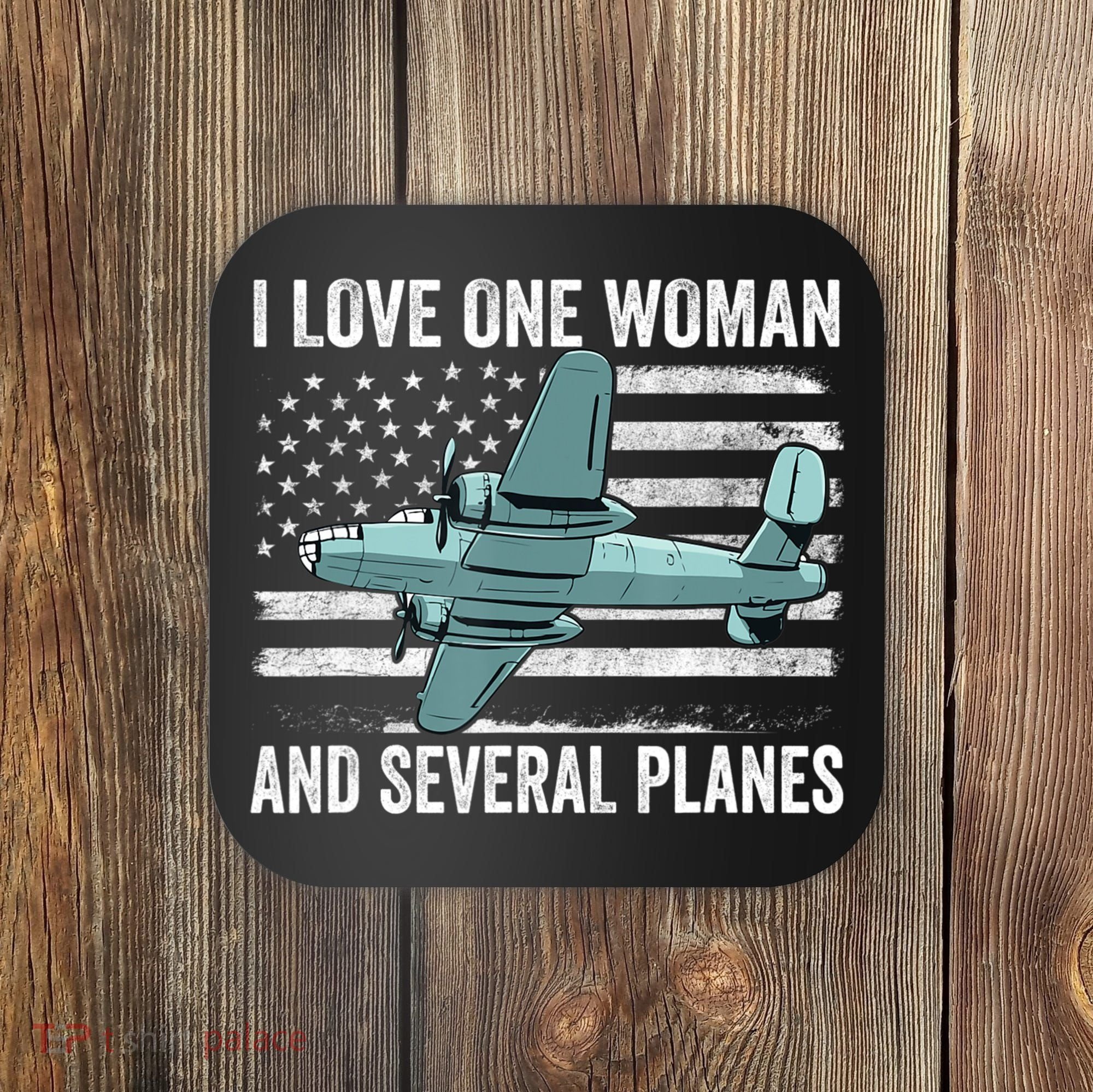 Veteran Pilot B17 Heavy Bomber WW2 Plane Aircraft USA Flag Coaster