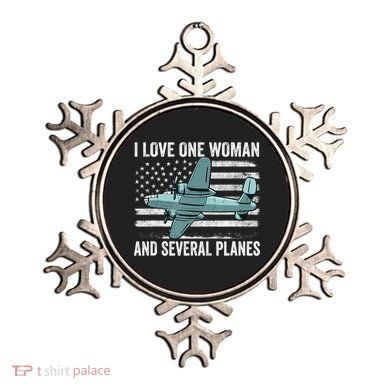 Veteran Pilot B17 Heavy Bomber WW2 Plane Aircraft USA Flag Ornament