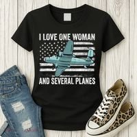 Veteran Pilot B17 Heavy Bomber WW2 Plane Aircraft USA Flag Women's T-Shirt thumb 3