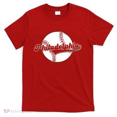 Vintage Philadelphia Baseball Throwback Retro T-Shirt