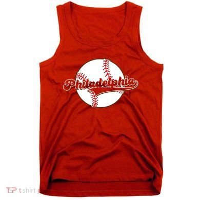 Vintage Philadelphia Baseball Throwback Retro Tank Top