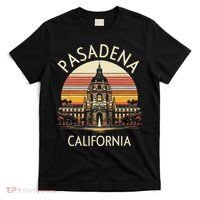 Vintage Pasadena Ca Retro Sunset City Hall Souvenir T-Shirt thumb 0