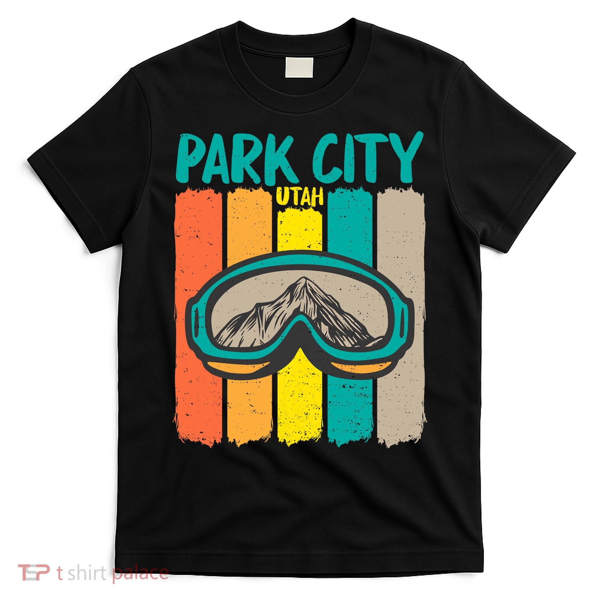 Vintage Park City Utah Skiing Snowboarding Premium T-Shirt