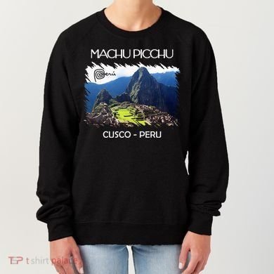 Vintage Peru Cusco Machu Picchu Llama Jersey Souvenir Women's Sweatshirt