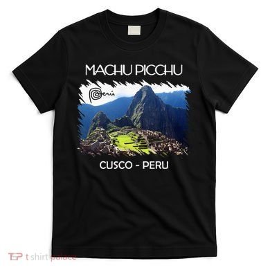 Vintage Peru Cusco Machu Picchu Llama Jersey Souvenir T-Shirt