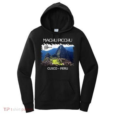 Vintage Peru Cusco Machu Picchu Llama Jersey Souvenir Women's Hoodie