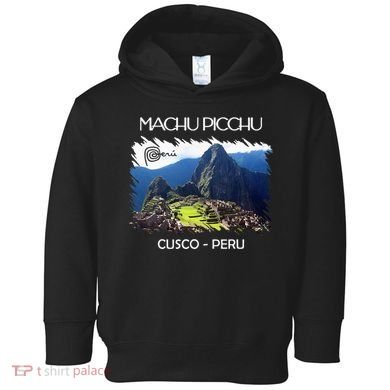 Vintage Peru Cusco Machu Picchu Llama Jersey Souvenir Toddler Hoodie