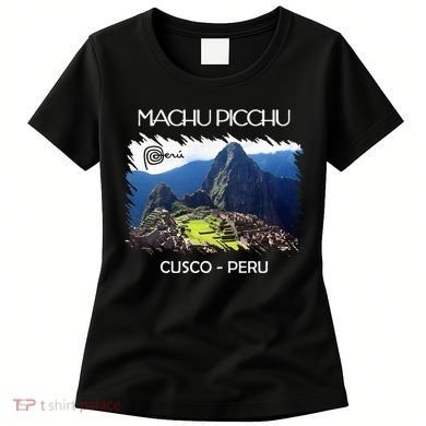 Vintage Peru Cusco Machu Picchu Llama Jersey Souvenir Women's T-Shirt