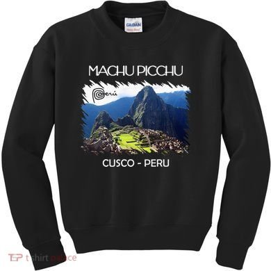 Vintage Peru Cusco Machu Picchu Llama Jersey Souvenir Kids Sweatshirt