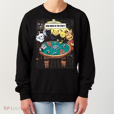 Vintage Poker Cats Women's Sweatshirt