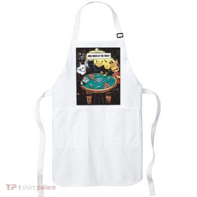 Vintage Poker Cats Apron