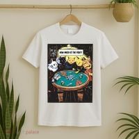 Vintage Poker Cats T-Shirt thumb 2