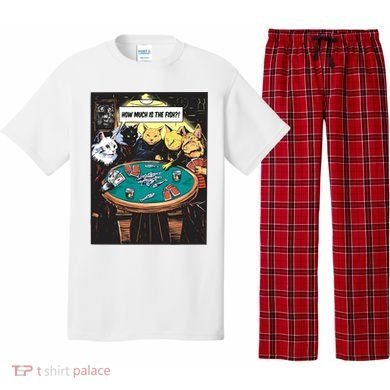 Vintage Poker Cats Pajama Set