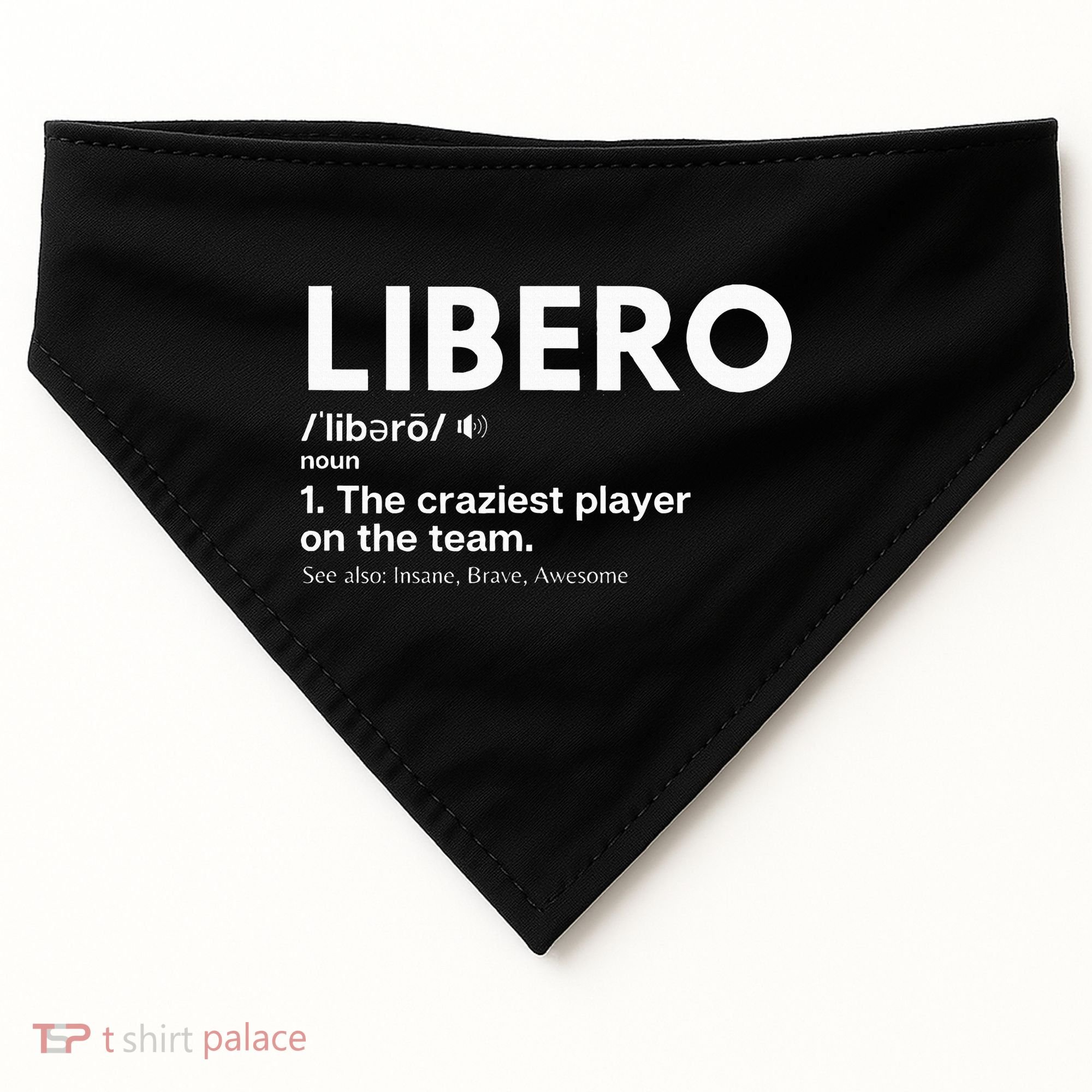 Volleyball Players Defensive Specialist Libero USA-Made Doggie Bandana