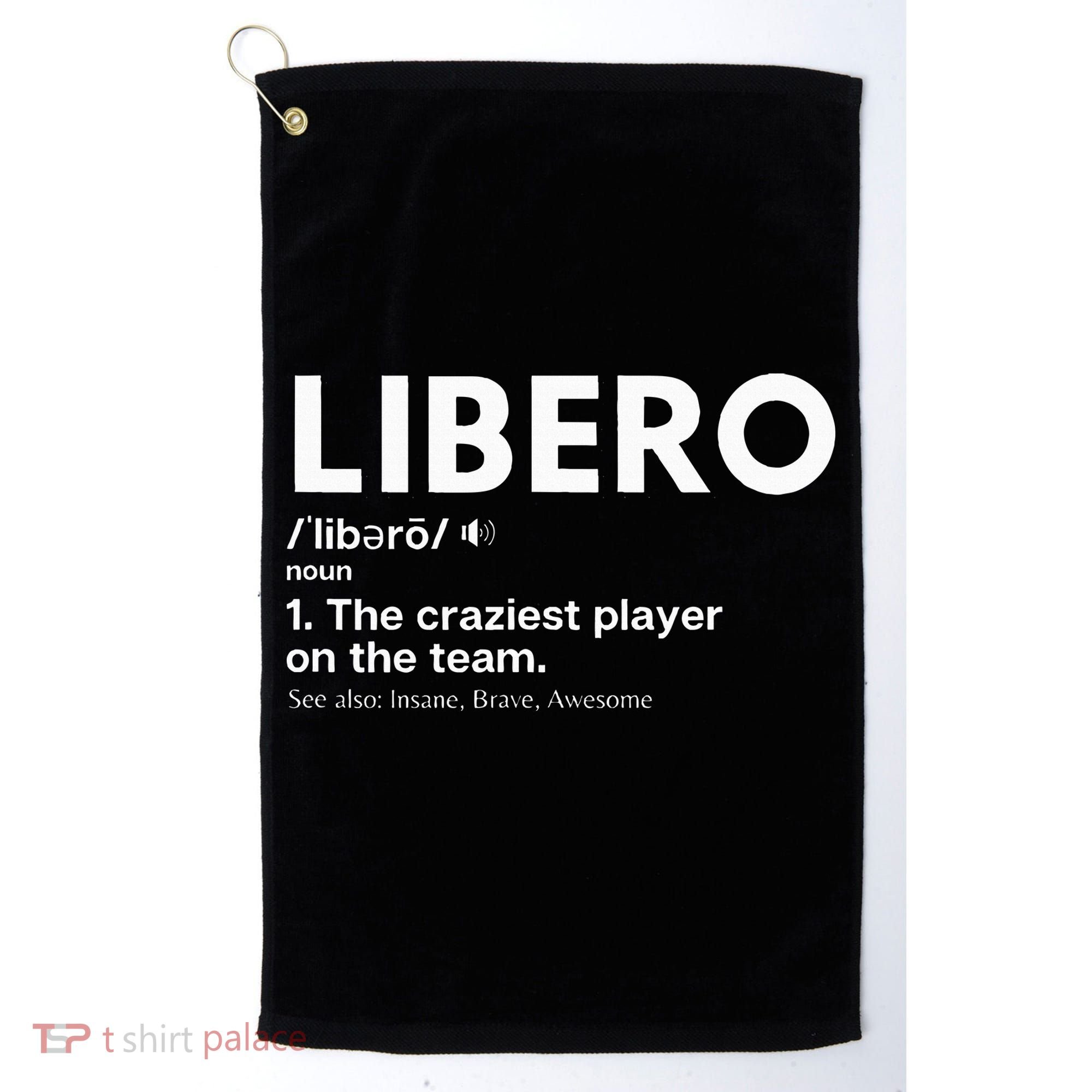 Volleyball Players Defensive Specialist Libero Golf Towel