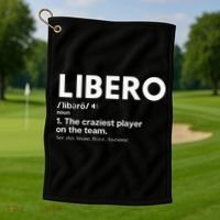 Volleyball Players Defensive Specialist Libero Golf Towel thumb 1