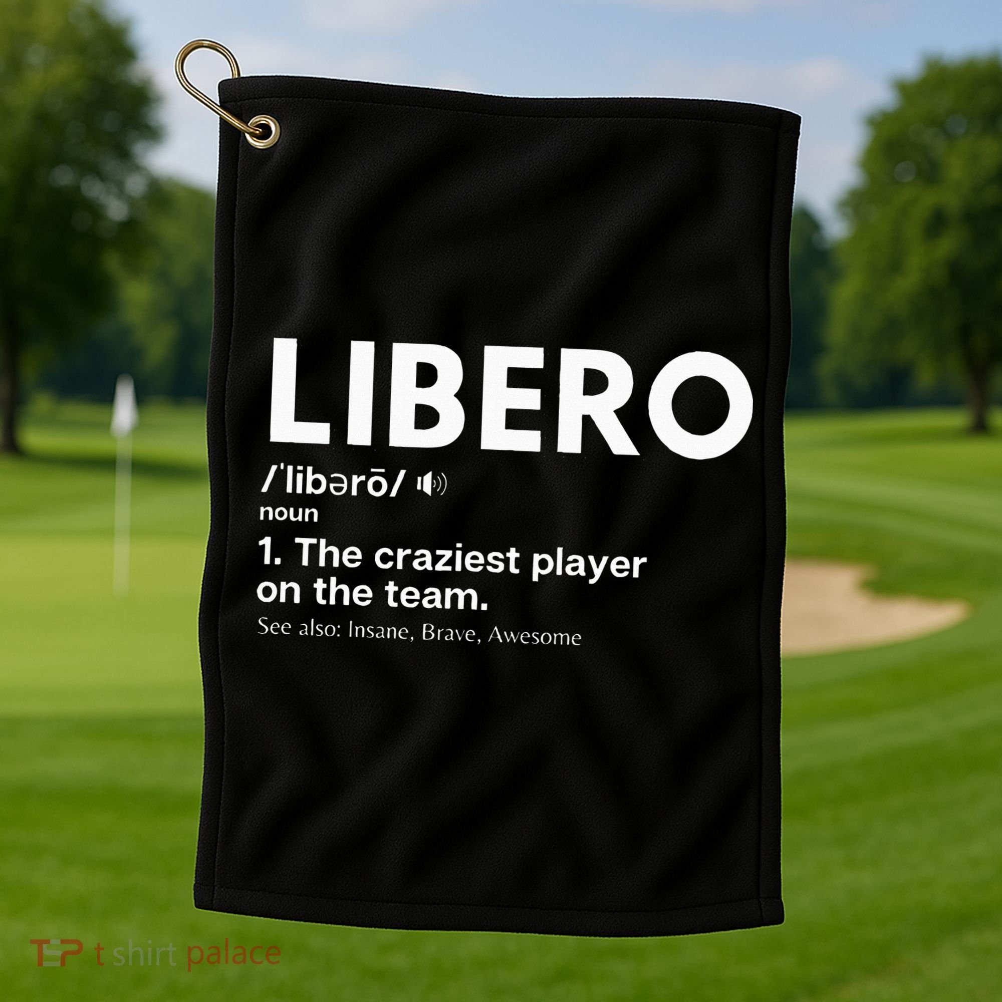Volleyball Players Defensive Specialist Libero Golf Towel