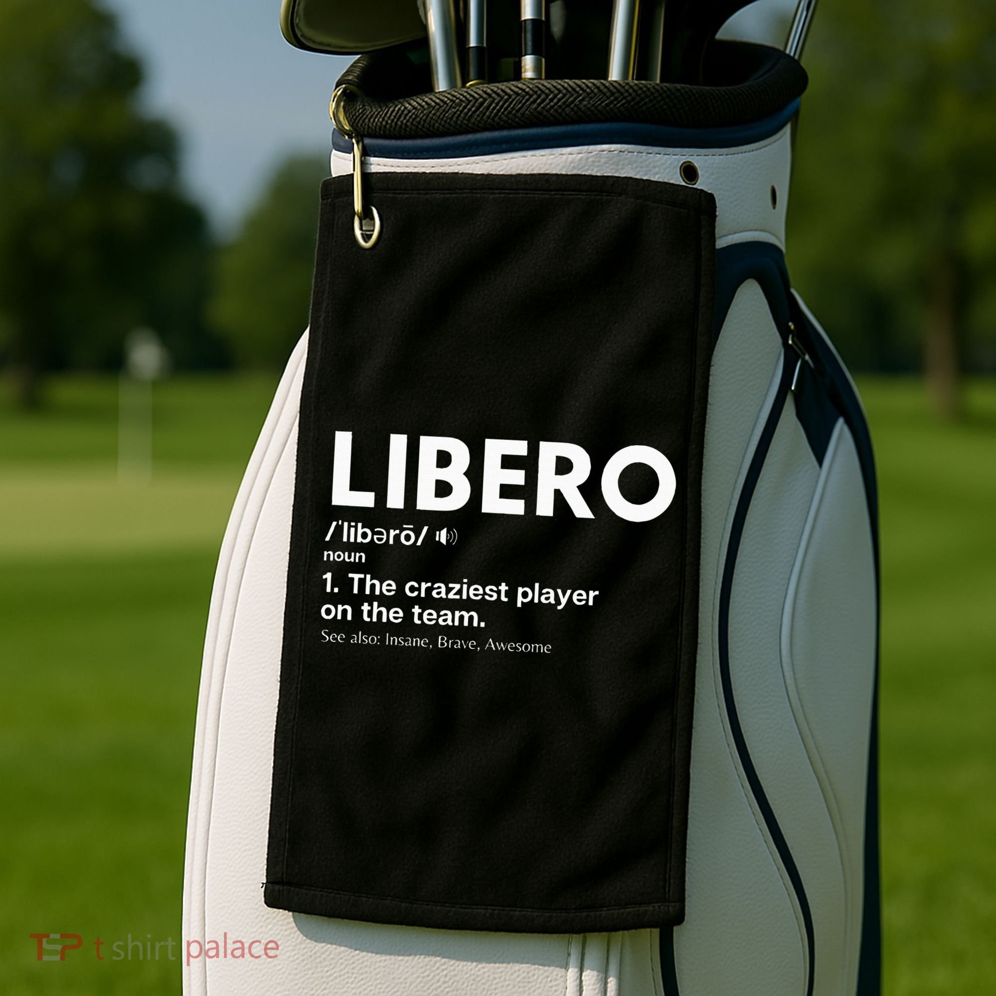 Volleyball Players Defensive Specialist Libero Golf Towel