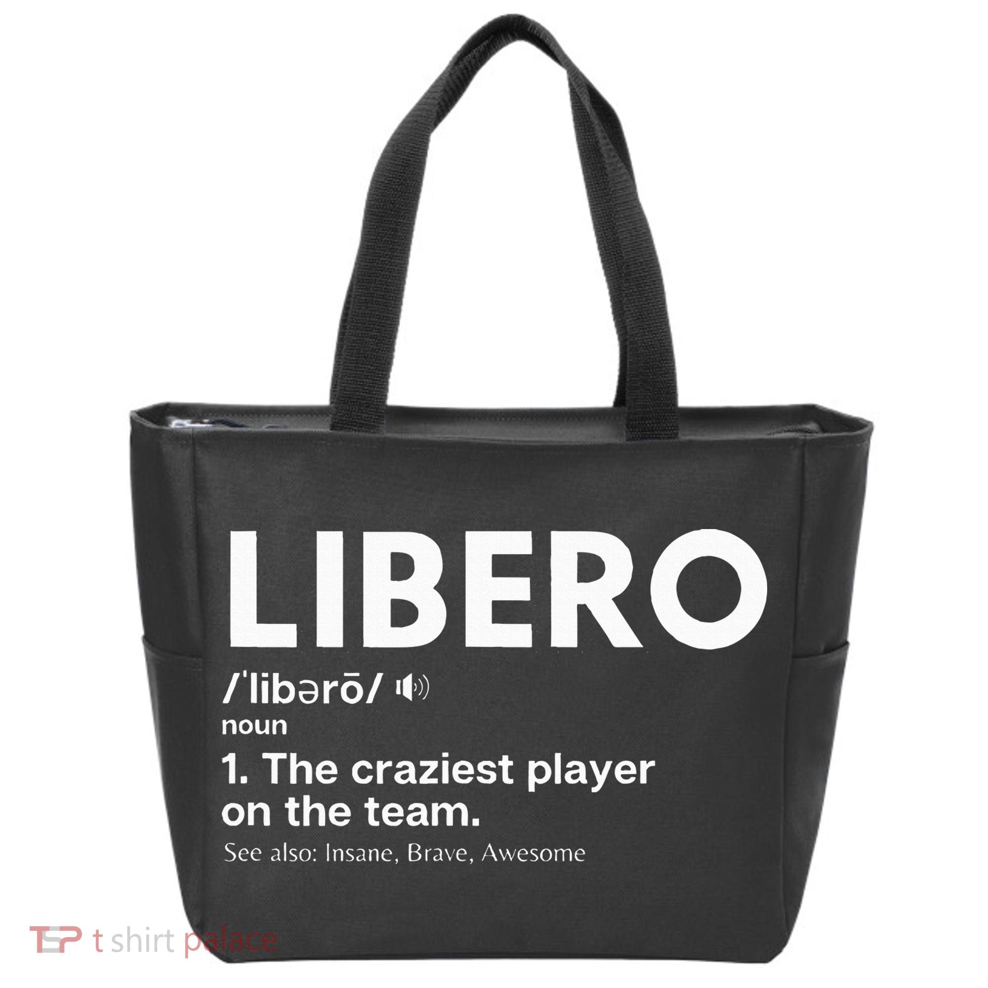 Volleyball Players Defensive Specialist Libero Tote Bag